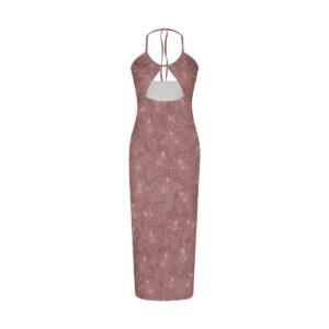 Hibiscus Halter Dress