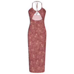 Hibiscus Halter Dress