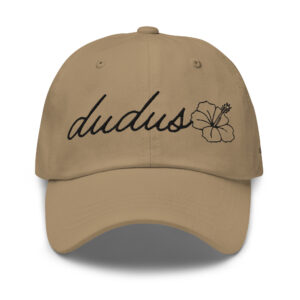 Dudus Baseball Cap with Hibiscus
