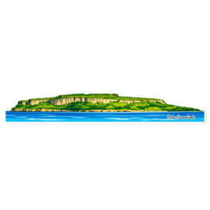 Wedding Cake Mountain Rota CNMI Sticker