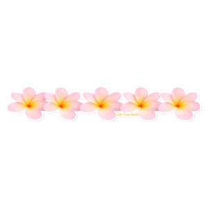 Pink Plumeria Wrap Sticker