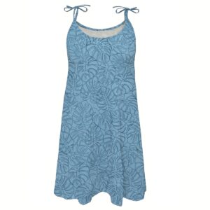 Monstera Tie Dress