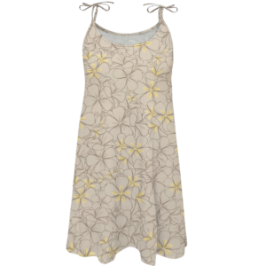 Plumeria Tie Dress