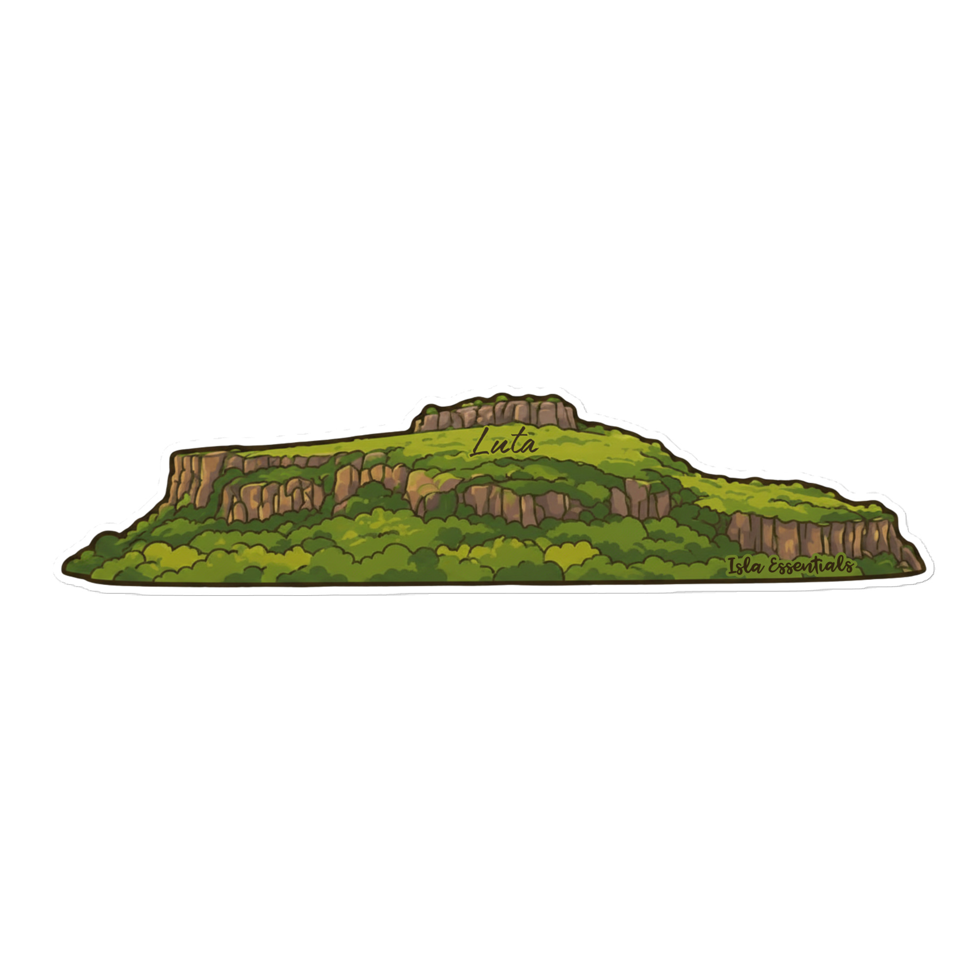 Wedding Cake Mountain (Rota, CNMI) Sticker
